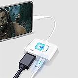 YOFOKO HDMI Adapter for iPhone 1080P Digital AV Adapter Screen Synchronization Plug and Play HDMI Adapter Connector Compatible with 14/13/12/11/X/XS/7P/7/8P/8 & iPad Supports All iOS