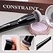 Professional Super Dense Foundation Buffing Brush 70, Black Handle with Soft Short Bristles for Powder and Liquid Makeup Application
