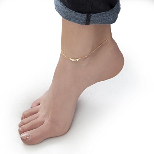 Black Hills Gold Rose Ankle Bracelet4