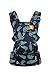 Baby Tula Explore Baby Carrier 7 – 45 lb, Adjustable Newborn to Toddler Carrier, Multiple Ergonomic Positions, Front and Back Carry, Easy-to-Use, Lightweight – Everblue, Blue with Teal Fern Leaves