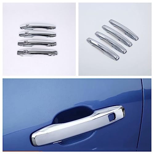 Couverture de poignée chrome pour Volvo XC60 MK2 avec film protecteur extérieur anti-choc - 3