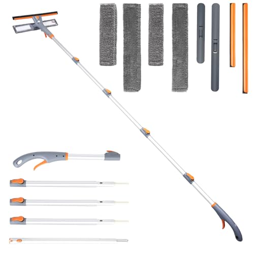 Eazer 3-in-1 Spray Squeegee with Extension Pole