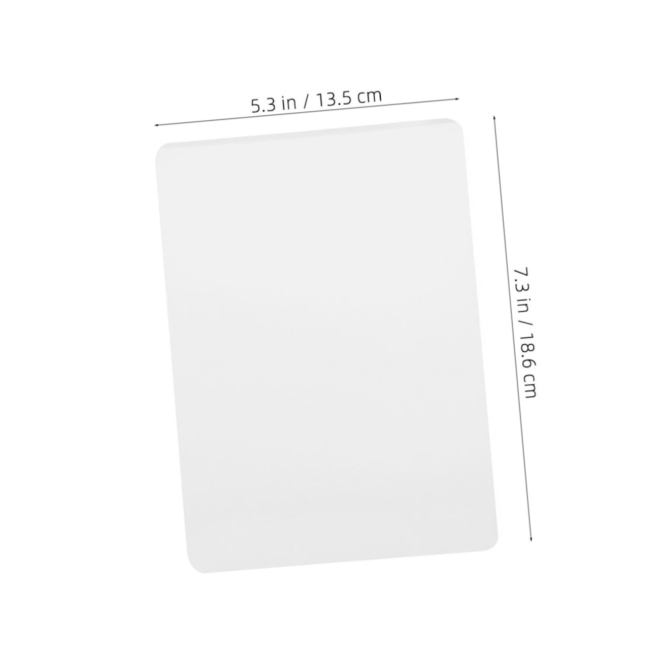 HOMSFOU 200 Laminierfolien 7 Zoll 7 Mikron Transparente Thermolaminierfolie Kunststoff Laminatbeutel für Fotos Ausweise Dokumente