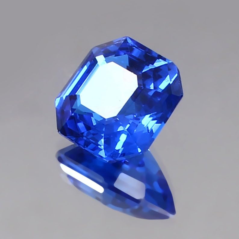 Spinelle bleu de Ceylan Asscher : pierre précieuse de prestige - 4