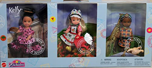 Barbie Kelly Friends of the World Set de 3 Muñecas miniatura 2