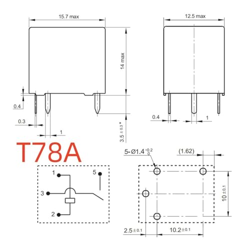 Relé JTKW 024-1HW-S T78A de 24V para solucionar fallos de encendido 2