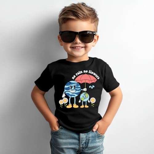 Toddler Shirts for Boys Grils Kids,Short-Sleeve Kids' Earth Day Shirts – Fun & Educational Designs Earth Day Shirt, 2-6T4