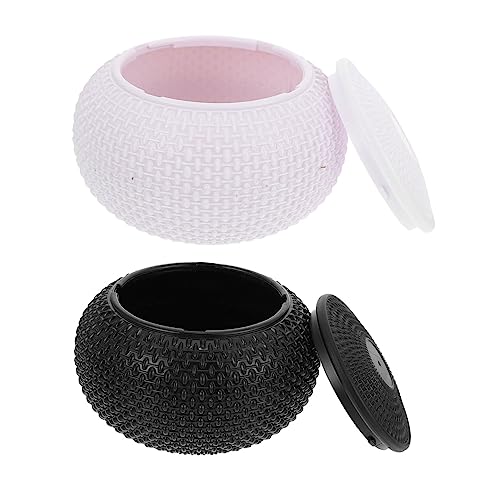 ERINGOGO 2Pcs Bead Storage Box Sturdy Go Chess Piece Organizer with Lids Chic Storage Case for Chess and Portable Design for Home and Travel Use