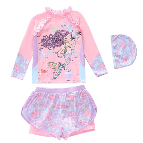 Traje de baño para niña y conjuntos de playa para vacaciones en la piscina