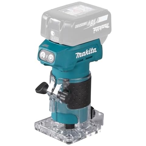 Makita DRT52Z 18V Brushless Router with Features Cover
