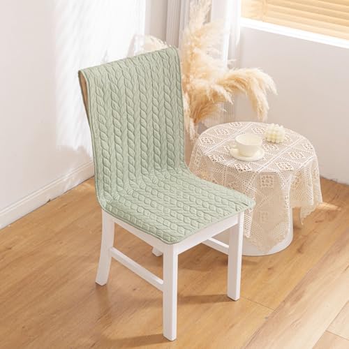Image of HOMETHREADS Comfortable Chair Mat with Non-Slip Back - Universal Fit for Kitchen & Dining Chairs - Chair Protector Pad Clean-Cushioned & Stylish Design | (Mint Green, Pack of 1)