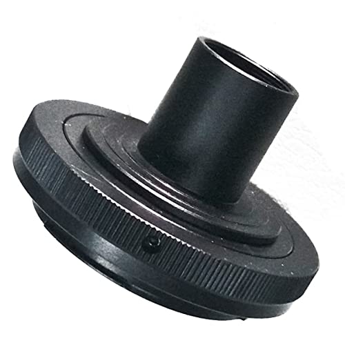 Microscope Lens Adapter Black 23.2MM Cameras to Microscope and Telescope