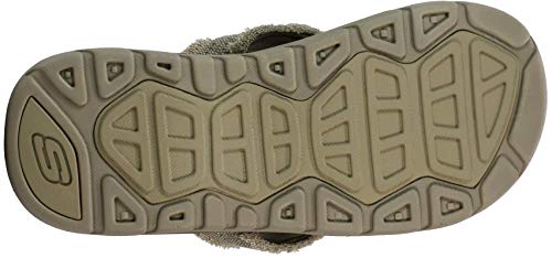 Skechers Skechers Men's Relaxed Fit Supreme Bosnia Sandal, Taupe, 13 M US