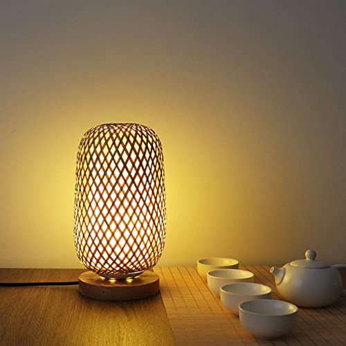 Lampe de table en osier pour tamiser la lumière de votre chambre - 2
