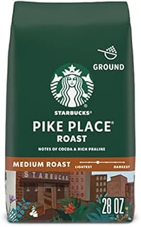 Starbucks Ground Coffee—Medium Roast Coffee—Pike Place Roast—100% Arabica—1 bag (28 oz)