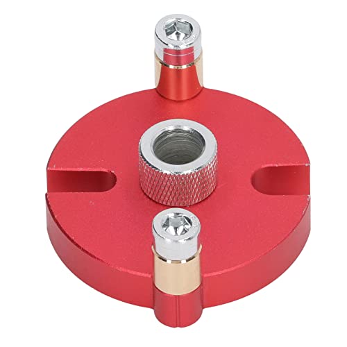 8 Bastros de Perforación: el Kit Cont Self Center Dowel Jig Aluminum Aley Hole Puncher Localor de Perforación con 8 Tiradores de Bujes Ocho Versatilidad Descubren el Conjunto de plantillas. con