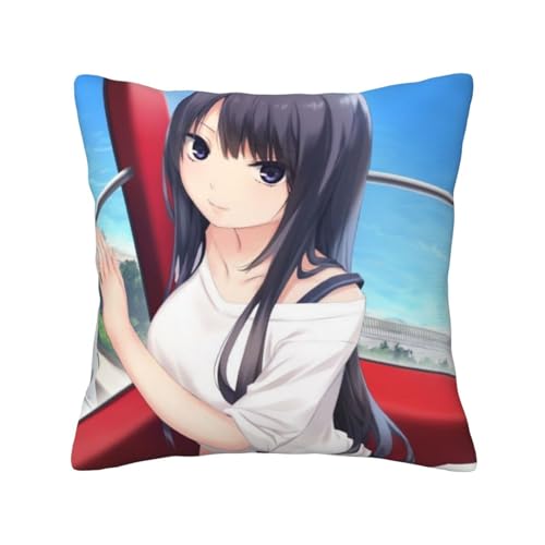 珈琲貴族 (13) ッションカバー 抱き枕カバー 装飾枕カバー 座布団カバー グッズ ギフト アニメグッズ 着脱簡単 洗える ソファ背当て 両面プリント かわいい おしゃれ 車やソファー 30x30cm