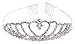 Rhinestone Tiara Crown Wedding Bridal Pageant Princess Headband, Style 7