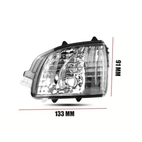 Boîtier de clignotant de rétroviseur extérieur Volvo XC70 évite l'infiltration eau