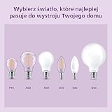 Philips Classic A60 Żarówka LED, 60 W, Clear, E27 Socket, Ciepła Biel 2700 K, 6 sztuk