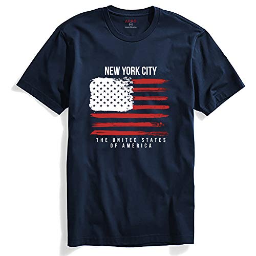 Image of ADRO Men's 100% Cotton Regular Fit T-Shirt