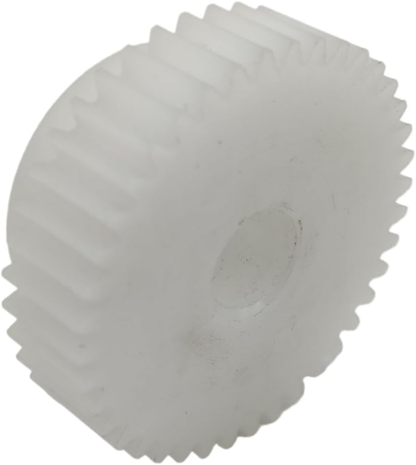 Plastic Motor Gear,1pcs 0.8M 55T Cylindrical with Step .8 Module 55 Teeth Spur POM Nylon Straight Pinion Spindle(10mm)