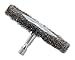 Forney 72736 Wire Wheel Brush, Fine Crimped with 1/4-Inch Hex Shank, 3-Inch-by-.008-Inch
