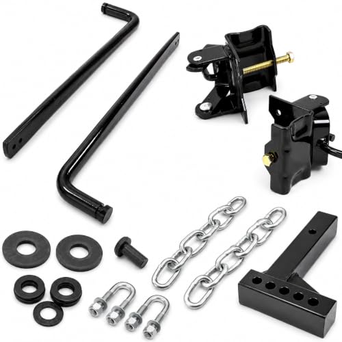 Image of XtremepowerUS 1,000 lb Weight Distribution Hitch with Sway Control, Heavy Duty Trailer Towing Equalizer Kit, 2-Inch Shank for RV & Travel Trailers
