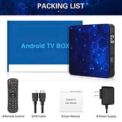2023 Android Tv Box 12.0, Tv Box 4Gb Ram 64Gb Rom, Rk3318 Quad-Core Android Box, Support 2.4G/5G Dual Wifi, Bt 4.0, 100M Ethernet Ultral Hd 4K Smart Tv Box #TOP6