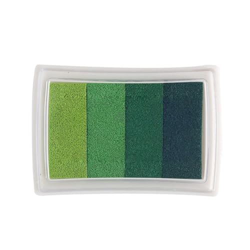YPSelected Stamp Ink Pads for Paper Wood Fabric for Finger Paiting Printing (Green)