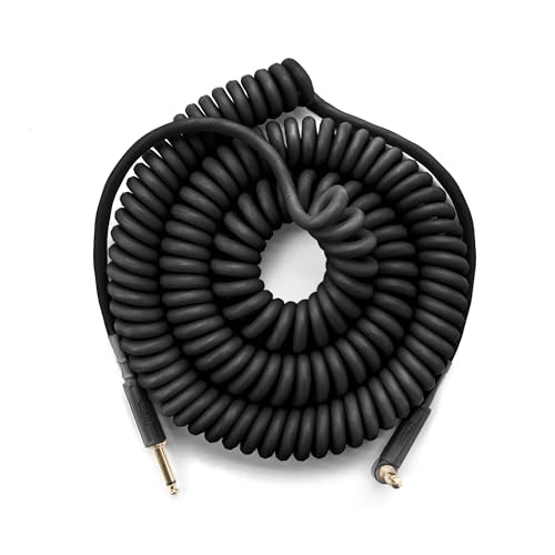 JIM DUNLOP MXR® 30 ft Coil Cable Black Right/Straight