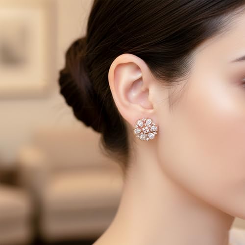 Image of Modern Dangle Earrings for Women | Chic Statement Earrings for Girls | Stylish Lightweight Fashion Jewelry for Casual, Party & Special Occasions