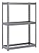 Edsal - RLRS3214 - 69 x 30 x 60 14 Gauge Steel Records Storage Rack, Gray