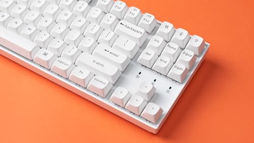 Image of ARION Frost X K8 Pro Gaming Keyboard Wireless Mechanical Keyboard with RGB Backlit, PBT Keycaps for Mac Windows Linux - Gateron G Pro 3.0 Brown switches (Yellow Switches)
