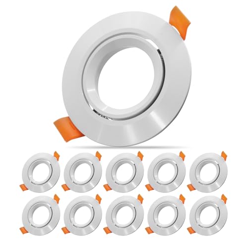 Recessed Lisa White Recessed Spotlight Frame GU10 GU5.3 MR16 Light