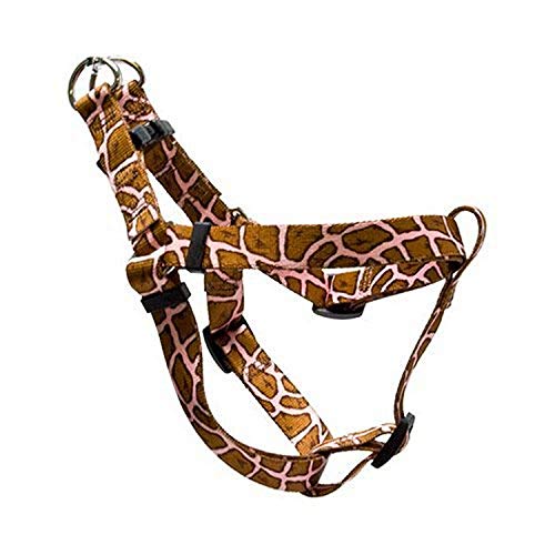 Image of Yellow Dog Design Step-In Harness, Large, Giraffe Pink