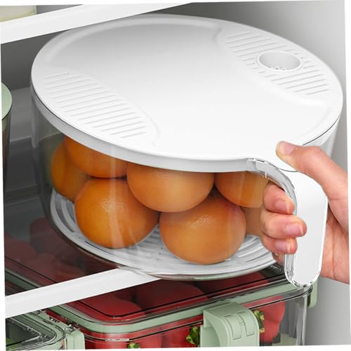 Colador pequeño de arroz plástico con tapa y asa miniatura 6