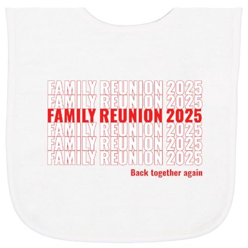 inktastic Family Reunion 2025 Baby Terry Cloth Bib