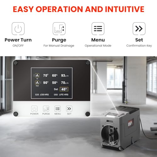 Image of Abestorm 180 PPD Commercial Dehumidifier with Pump CrawlSpace Dehumidifiers