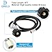 DRELD Propane Gas Fire Pit Fireplace Valve Control System Kit Assembly - Flame Failure Control Valve, Whistle Free Gas, LP Propane Hose with Regulator (Max 50,000 BTU)