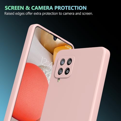 Image of for Samsung Galaxy A42 Case Pink, Scratch Resistant with Soft Touch, Slim Thin Phone Cover for Samsung Galaxy A42