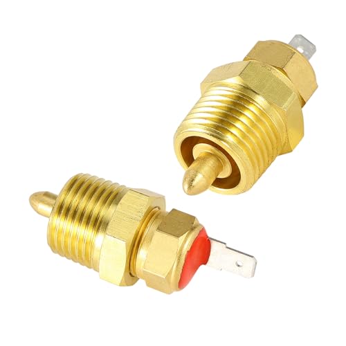 Sonew 【Título】Interruptor del Ventilador de Refrigeración del Motor Eléctrico Dorado de 185 a 175 Grados para Motores 265-502
