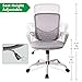 Office Chair, Ergonomic Desk Chair Computer Task Chair Mesh with Armrests Mid-Back for Home Office Conference Study Room, Gray