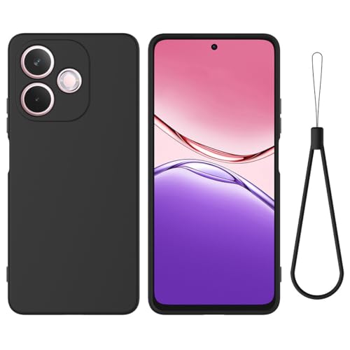 Coque Oppo A5 Pro 5G noire usage quotidien silicone souple rigide