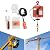 GEYOPMID Portable Electric Winch, Electric Hoist Winch 1100lbs Portable Winch Crane with Cable Remote Control 110 Volt Portable Power Electric Hoist 25ft Lifting Height for Garage, Warehouses