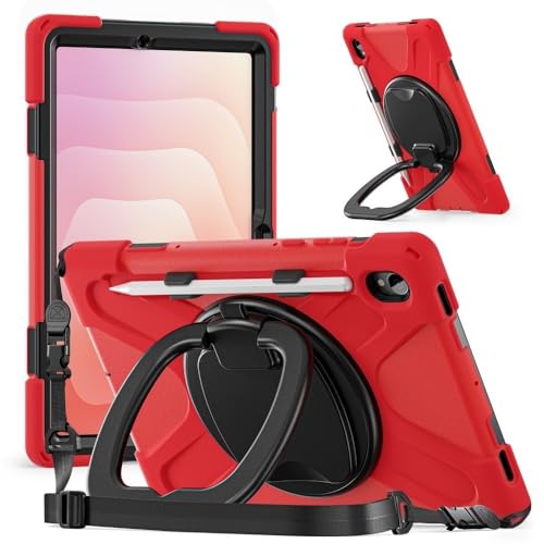 Coque de transport rouge pour Samsung Galaxy Tab S11 idéale pour les déplacements