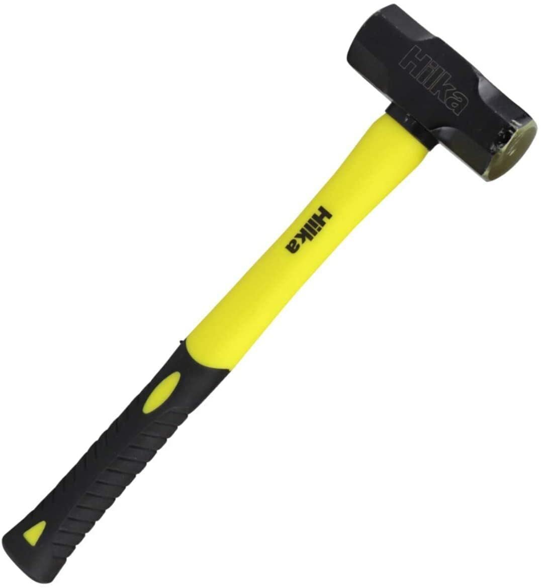 Hilka 3lb Sledge Hammer Fibreglass Shaft RubberGrip