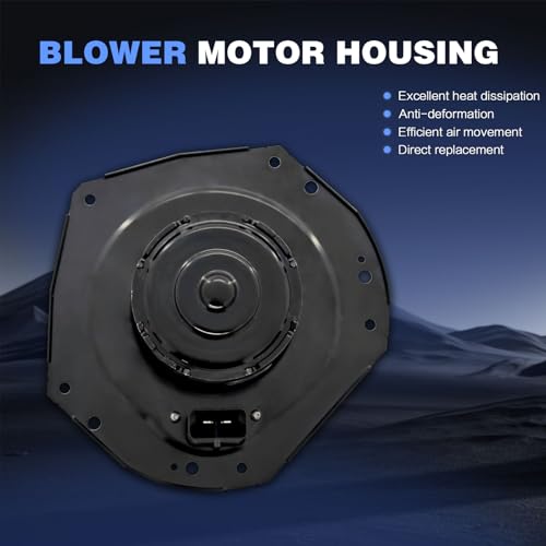 Image of AC Blower Motor with Fan Replacement for Chevy S10 Pickup GMC Sonoma Isuzu Hombre 1994 1995 1996 1997 1998 1999 2000 2001 2002 2003 HVAC Heater Blower Motor Replace# 700080