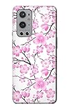 De plástico resistente Innovedesire Cherry Blossoms Funda Carcasa Case para OnePlus 9 Pro