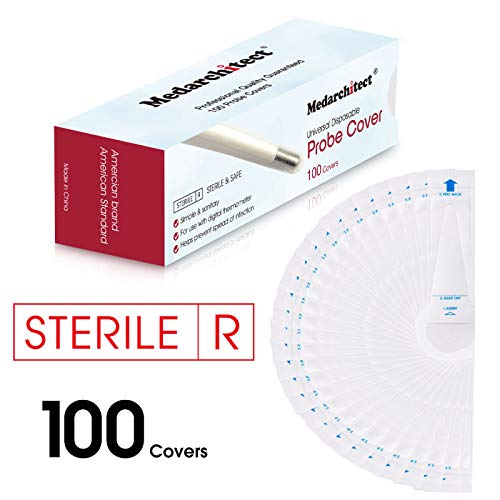 Buy Medarchitect 100 Covers Digital Thermometer Probe Covers Sterilized